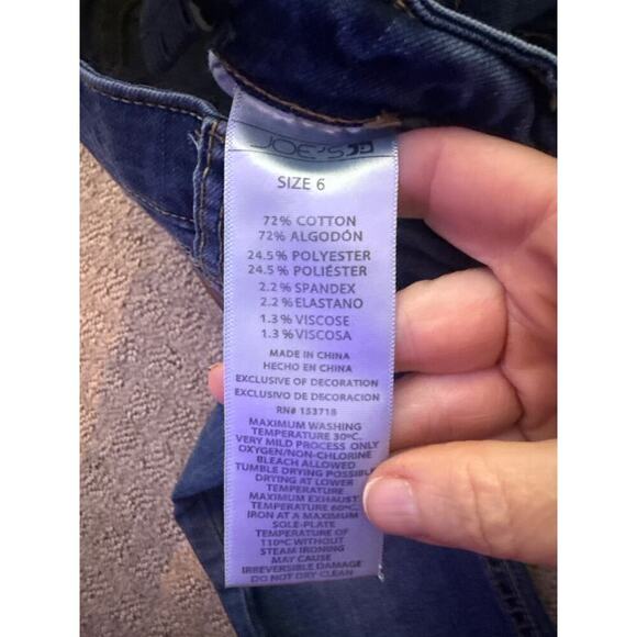 Joe's Jeans Boys Straight Leg Medium Wash Jeans, sz 6 - Picture 5 of 8